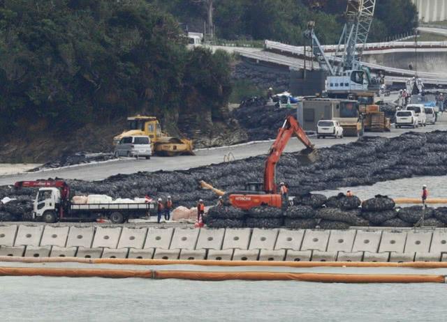 填海工程巨大，日本将冲绳美军基地建设周期从5年延长至10年