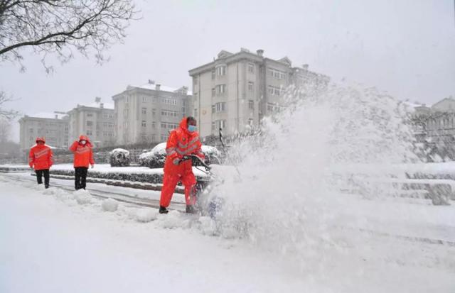 烟台开发区：抗击疫情，他们浴“雪”奋战