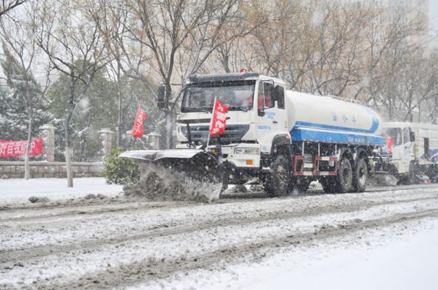 烟台开发区：抗击疫情，他们浴“雪”奋战