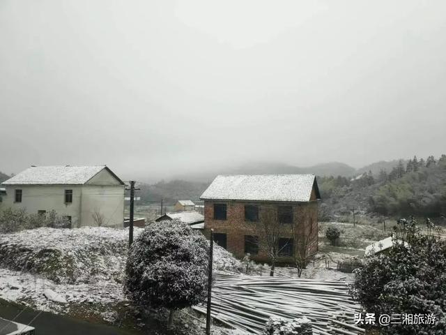 株洲迎来2020年首场瑞雪，家门口的雪景真美