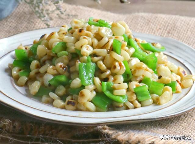 美食推荐：鲜蒸鲈鱼，青椒炒嫩玉米粒，冬瓜炒莴笋，五色汤