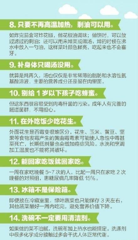 每个人都应该看的健康知识，赶紧收藏