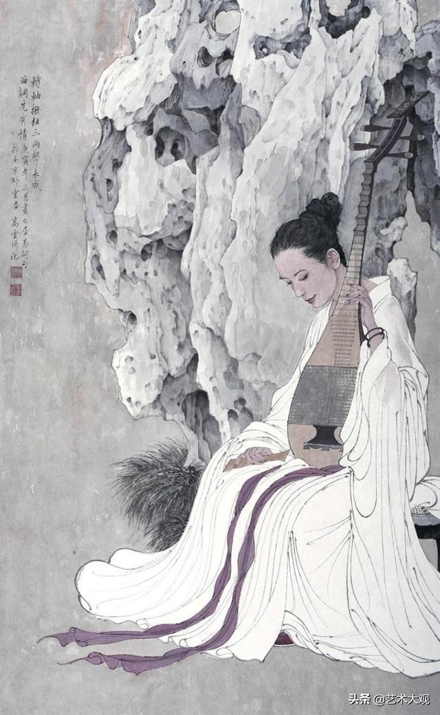 国展金奖画家高云国画人物作品欣赏