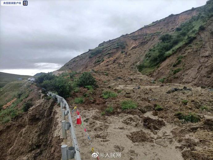 注意！四川甘孜多条国省干道发生塌方泥石流