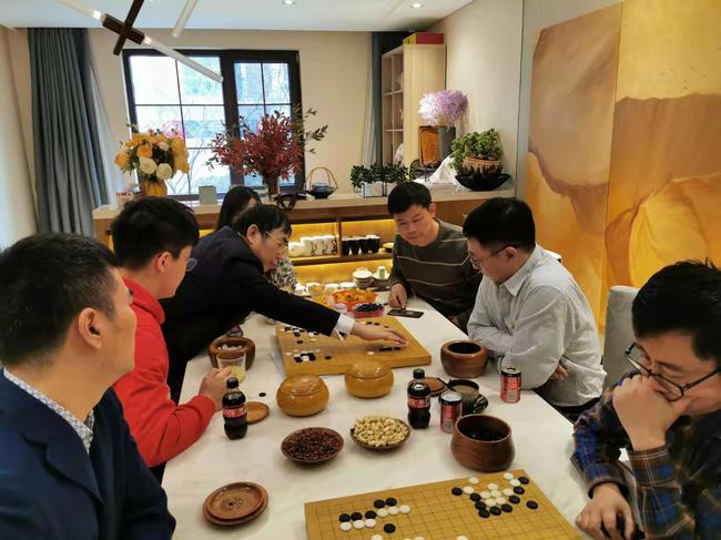 柯洁家棋友聚会