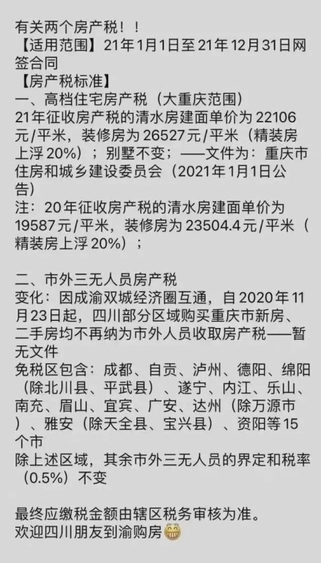 重庆楼市松绑！大招面向四川15城，对成都构成降维打击？